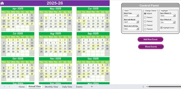 Annual Customer Satisfaction Survey Calendar in Excel - Image 3