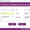 Annual Customer Satisfaction Survey Calendar in Excel - Image 10