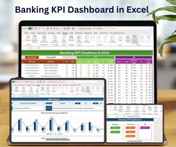 Banking KPI Dashboard in Excel