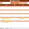 Budget Allocation Calendar in Excel - Image 5