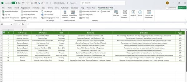 CRM KPI Dashboard in Excel - Image 8