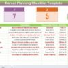Career Planning Checklist in Excel - Image 2