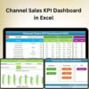 Channel Sales KPI Dashboard in Excel