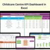 Childcare Centre KPI Dashboard in Excel