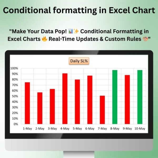 Conditional formatting in Excel Chart