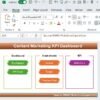 Content Marketing KPI Dashboard in Excel - Image 2