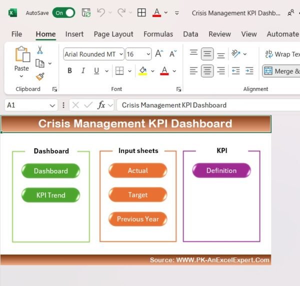 Crisis Management KPI Dashboard in Excel - Image 2