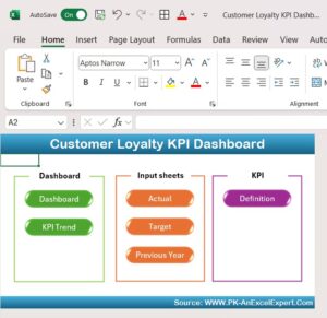 Customer Loyalty KPI Dashboard in Excel - Next Gen Templates