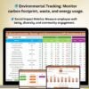 ESG KPI Dashboard in Excel