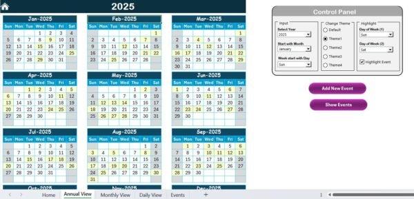 Employee Benefits Open Enrolment Calendar in Excel - Image 3