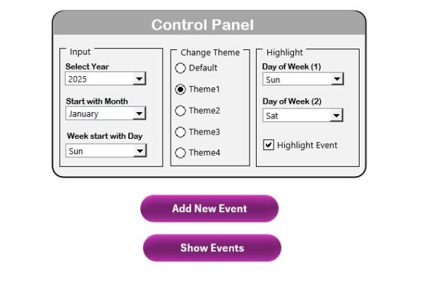 Employee Benefits Open Enrolment Calendar in Excel - Image 4