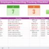 Employee Onboarding Tracking in Excel - Image 2