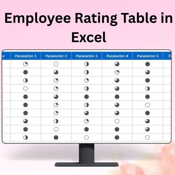 Employee Rating Table in Excel