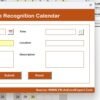 Employee Recognition Calendar in Excel - Image 5