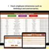 Employee Recognition Calendar in Excel