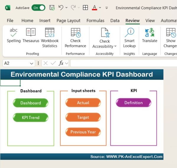 Environmental Compliance KPI Dashboard in Excel - Image 2