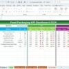 Food Packaging KPI Dashboard in Excel - Image 3