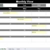 Fundraising Campaign Calendar in Excel - Image 6