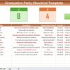 Graduation Party Checklist in Excel - Image 2