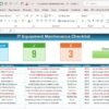 IT Equipment Maintenance Checklist in Excel - Image 2