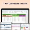 IT KPI Dashboard in Excel