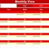 IT System Maintenance Calendar in Excel - Image 6