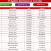 IT System Maintenance Calendar in Excel - Image 8
