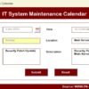 IT System Maintenance Calendar in Excel - Image 10