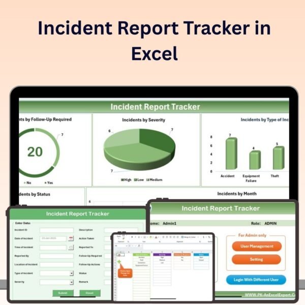 Incident Report Tracker in Excel