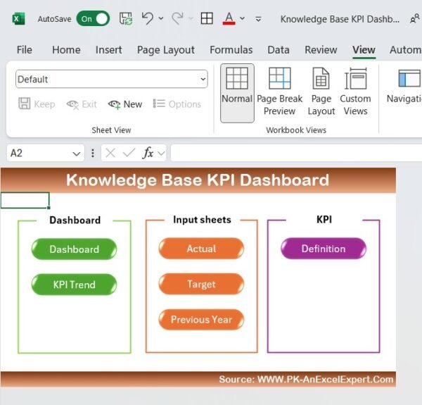 Knowledge Base KPI Dashboard in Excel - Image 2