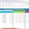 Legal Compliance KPI Dashboard in Excel - Image 3