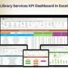Library Services KPI Dashboard in Excel