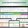 Luxury Spa KPI Dashboard in Excel