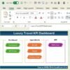 Luxury Travel KPI Dashboard in Excel - Image 2