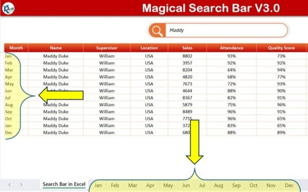 Magic Search Bar V3.0 in Excel - Image 4