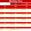 Maintenance Tasks Calendar in Excel - Image 5