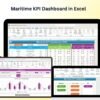 Maritime KPI Dashboard in Excel
