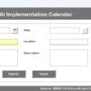 Marketing AI Implementation Calendar in Excel - Image 5