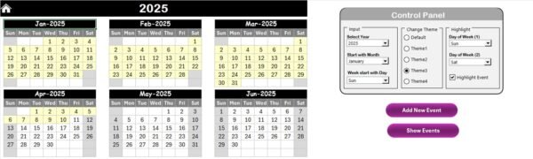 Marketing Asset Creation Calendar in Excel - Image 3