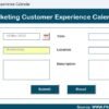 Marketing Customer Experience Calendar in Excel - Image 9