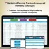 Marketing Customer Experience Calendar in Excel