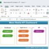 Mass Media KPI Dashboard in Excel - Image 2