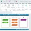 Media & Entertainment KPI Dashboard In Excel - Image 2