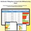 Multicolor Filling Bars in Excel Cells Without using Chart