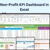 Non-Profit KPI Dashboard in Excel