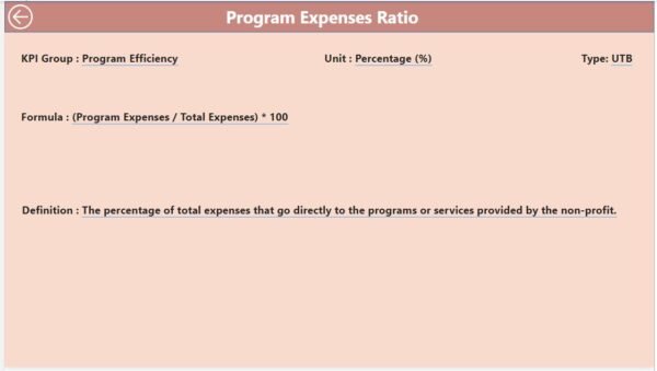 Non-Profit KPI Dashboard in Power BI - Image 5