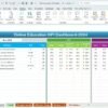 Online Education KPI Dashboard in Excel - Image 3