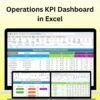 Operations KPI Dashboard in Excel