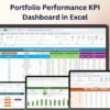 Portfolio Performance KPI Dashboard in Excel