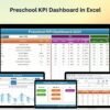 Preschool KPI Dashboard in Excel